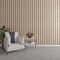 Ekena Millwork 94H x 1/4T Adjustable Wood Slat Wall Panel Kit w/ 4W Slats, Hickory contains 11 Slats SWW55X94X0250HI - alternate 1